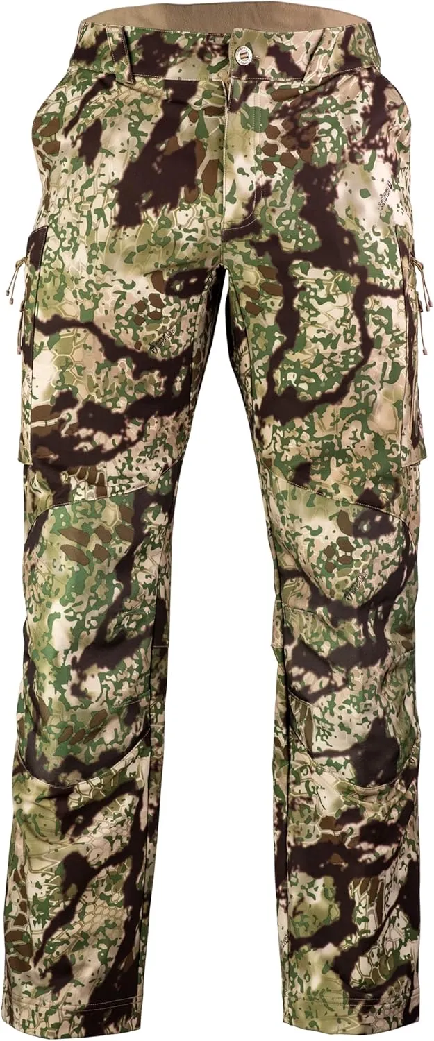 Kryptek Men's Alaios, Lightweight, Quick Drying 8 Pocket Camo Hunting Pant with Reinforced and Padded Knee