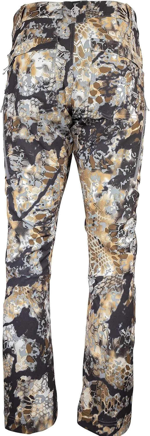 Kryptek Men's Alaios, Lightweight, Quick Drying 8 Pocket Camo Hunting Pant with Reinforced and Padded Knee