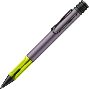 Lamy AL-star aubergine - Ballpoint Pen with transparent, ergonomic grip & line width M - lightweight aluminium body - including large capacity refill M 16 in black