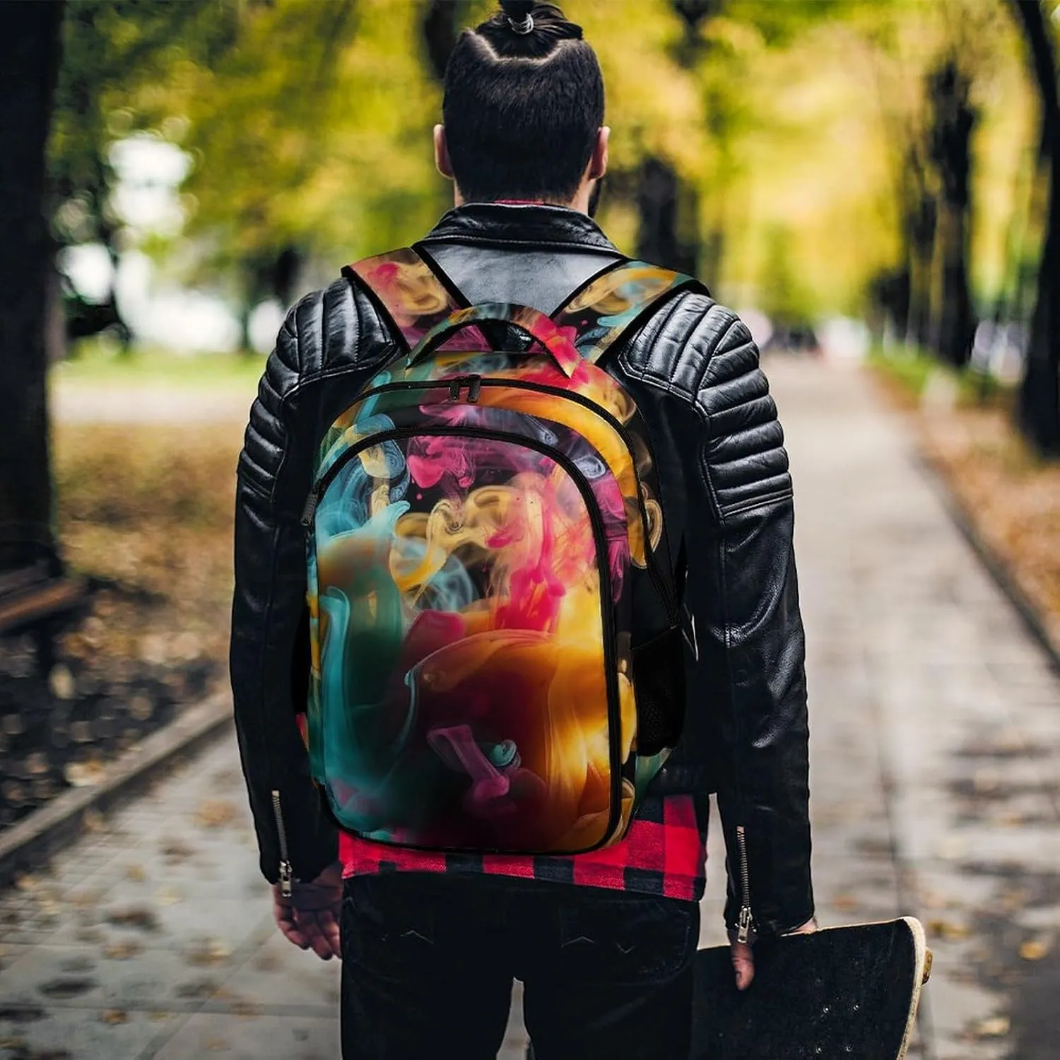Laptop Backpack for Women Men Daypack Waterproof Melt In The Water Computer Bag Business Work Bag for Travel