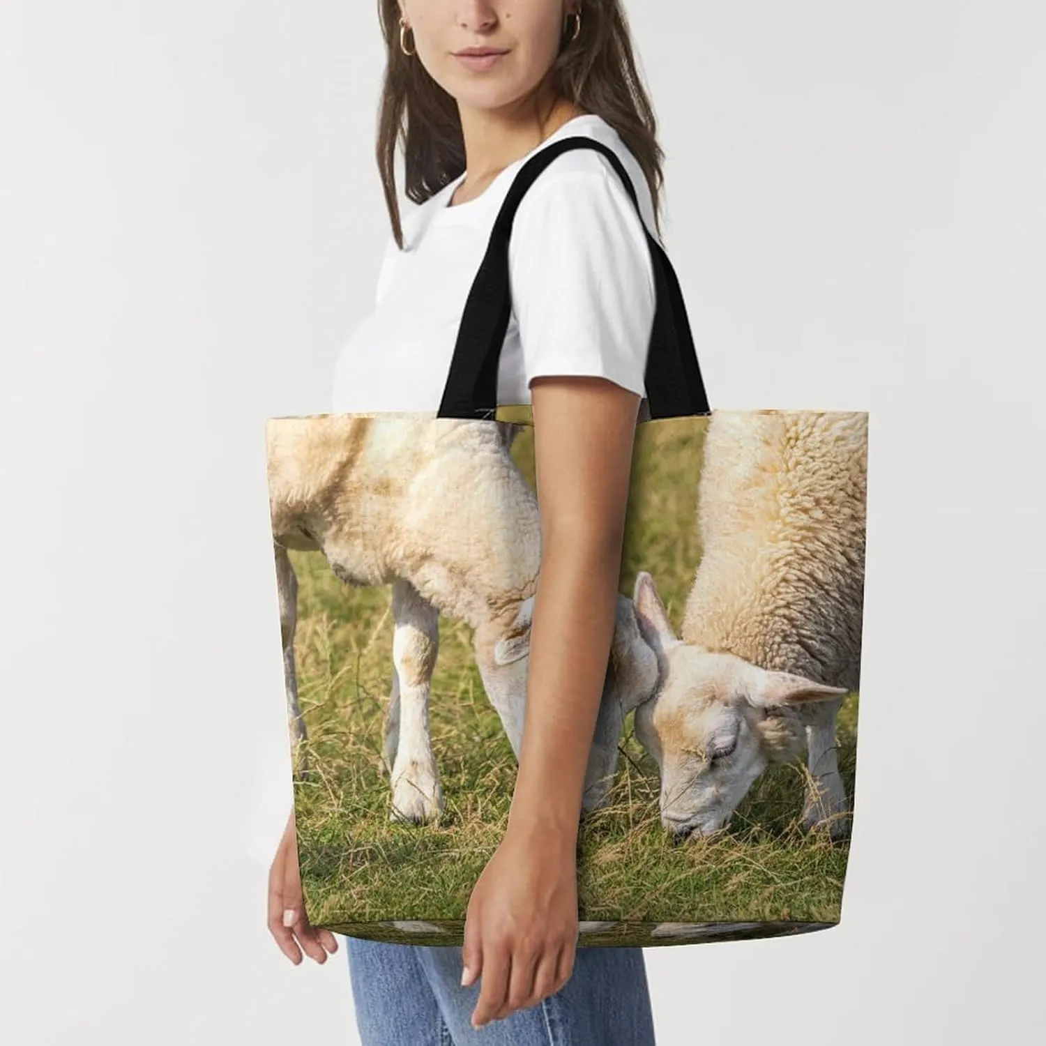 Large Capacity Shopping Tote Bag for Women, Girls