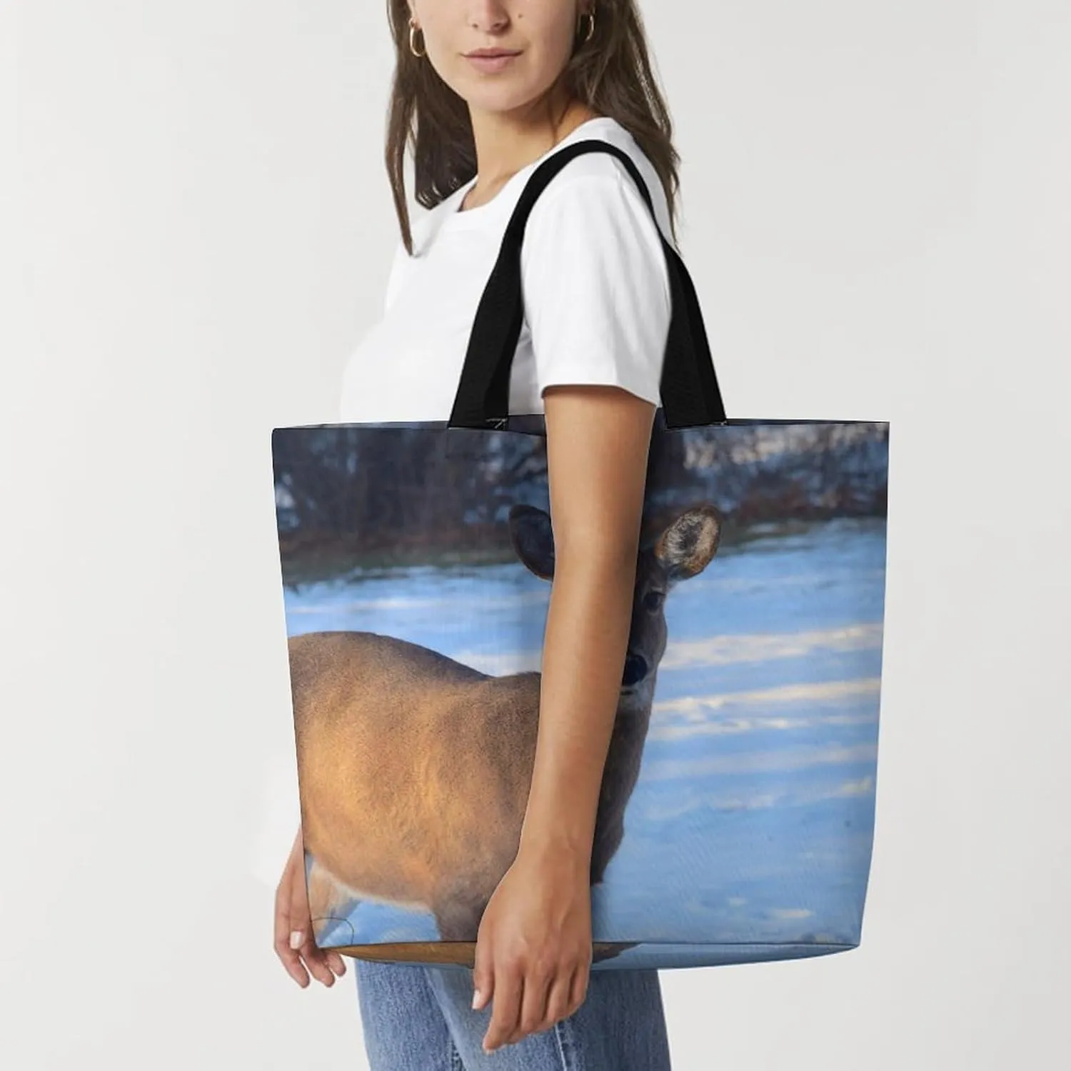 Large Capacity Shopping Tote Bag for Women, Girls