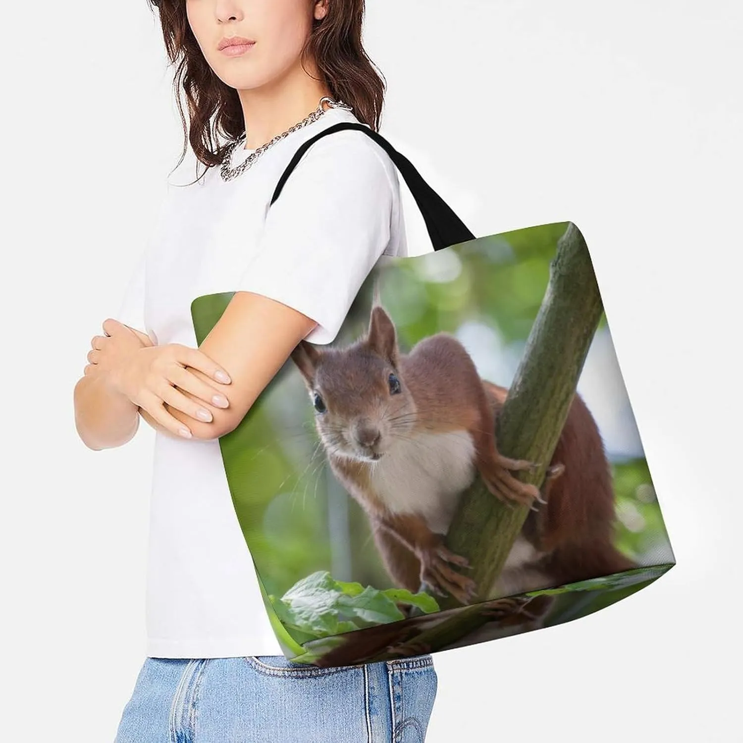 Large Capacity Shopping Tote Bag for Women, Girls