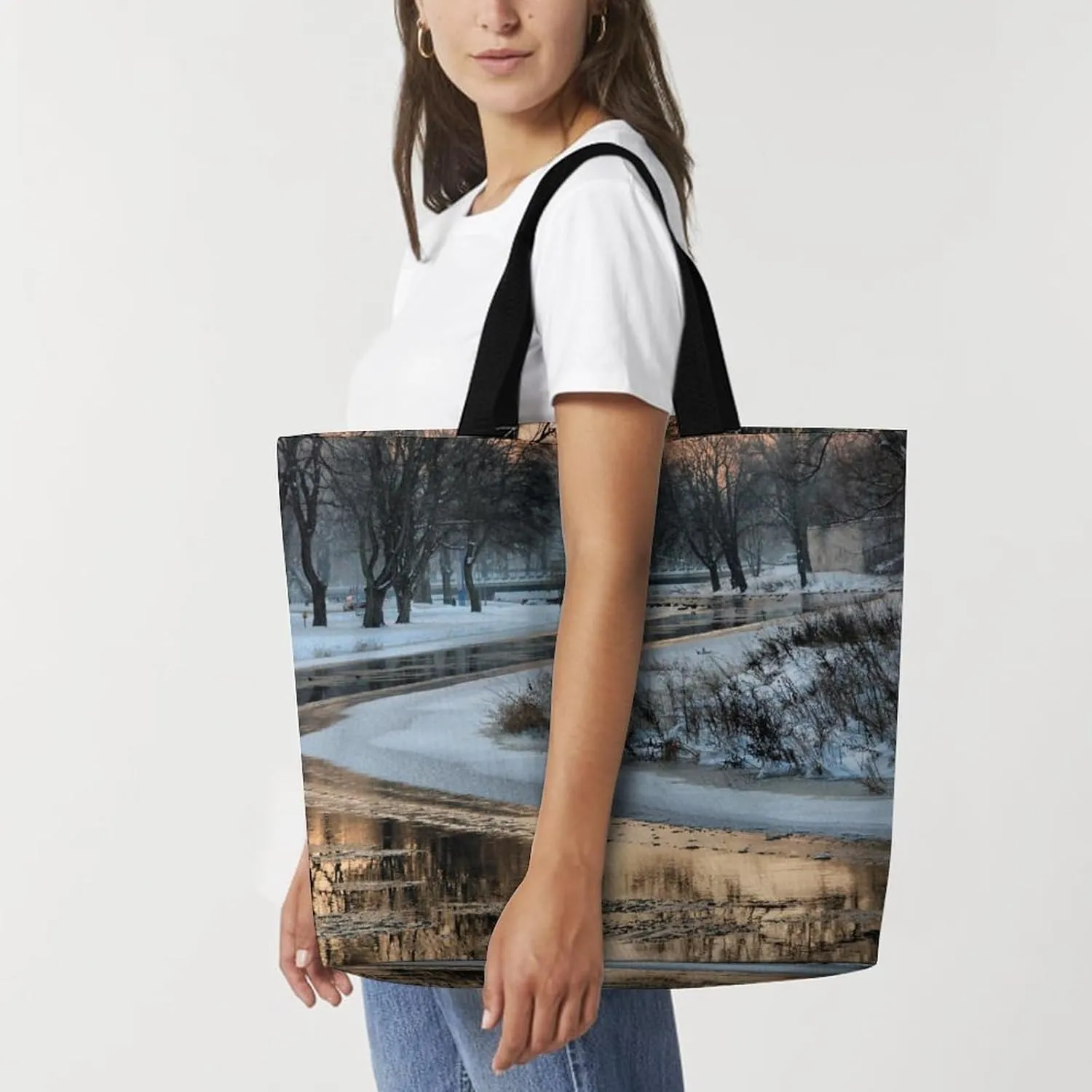 Large Capacity Shopping Tote Bag for Women, Girls