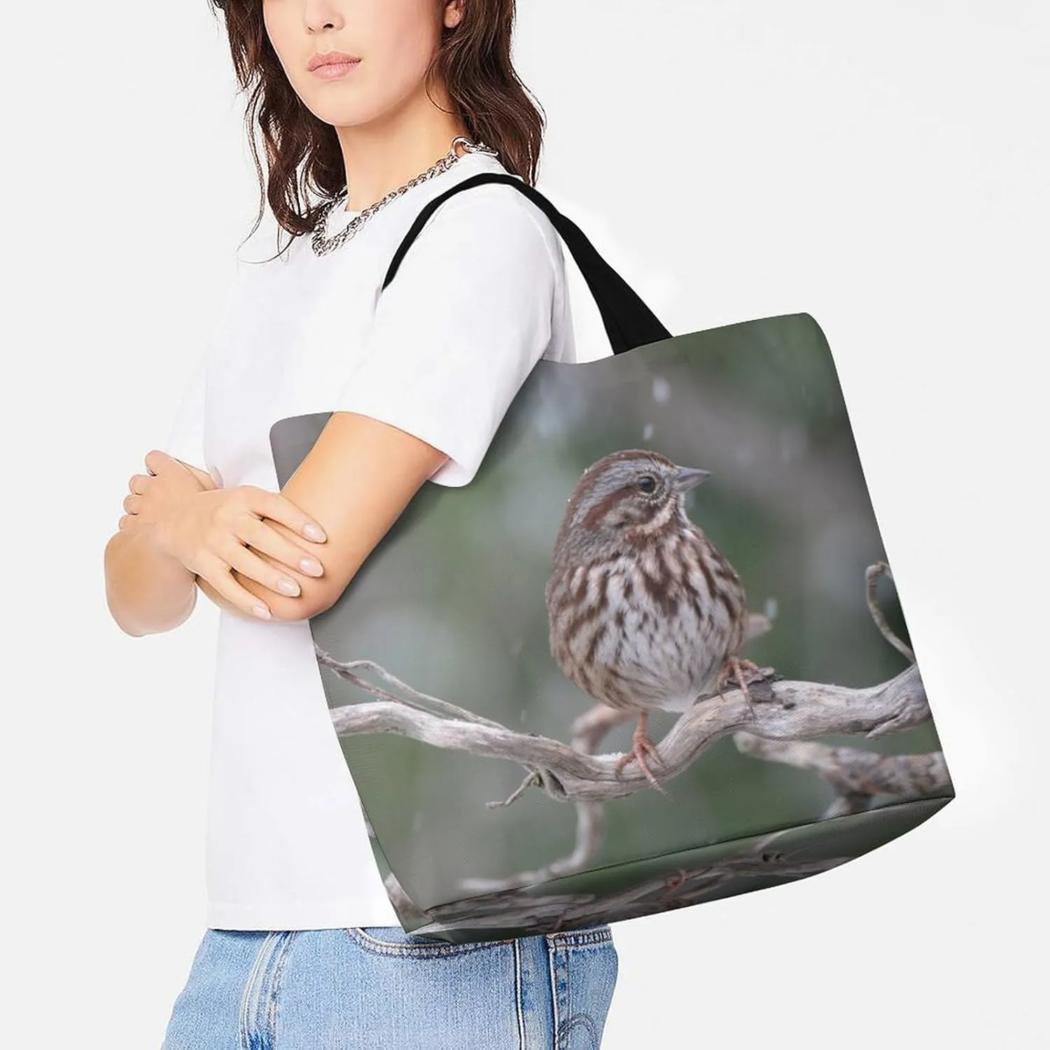 Large Capacity Shopping Tote Bag for Women, Girls