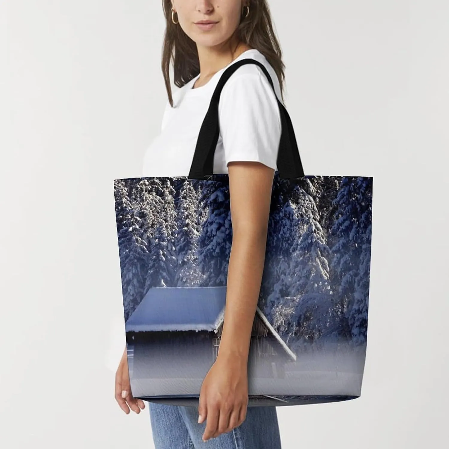Large Capacity Shopping Tote Bag for Women, Girls