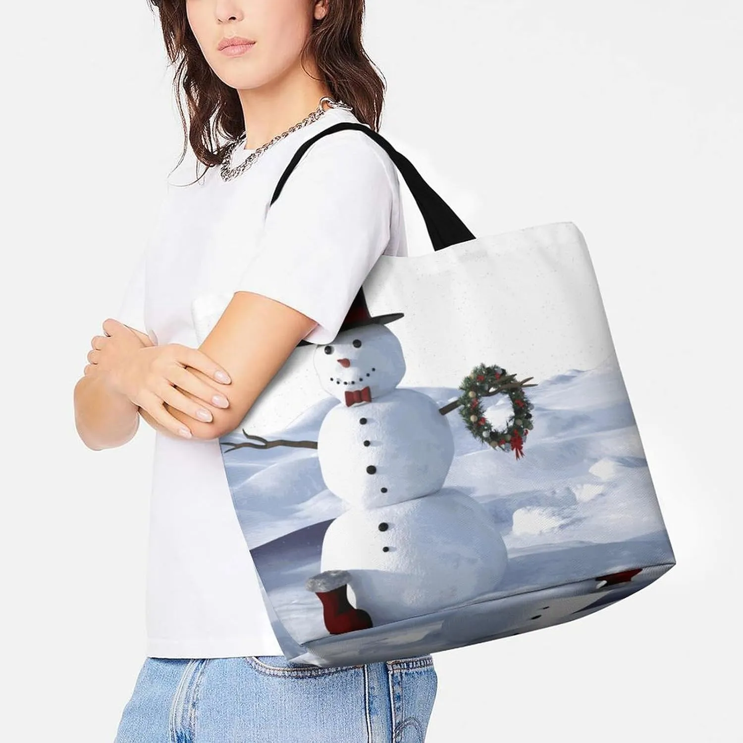 Large Capacity Shopping Tote Bag for Women, Girls