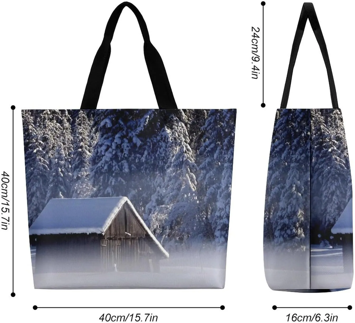 Large Capacity Shopping Tote Bag for Women, Girls