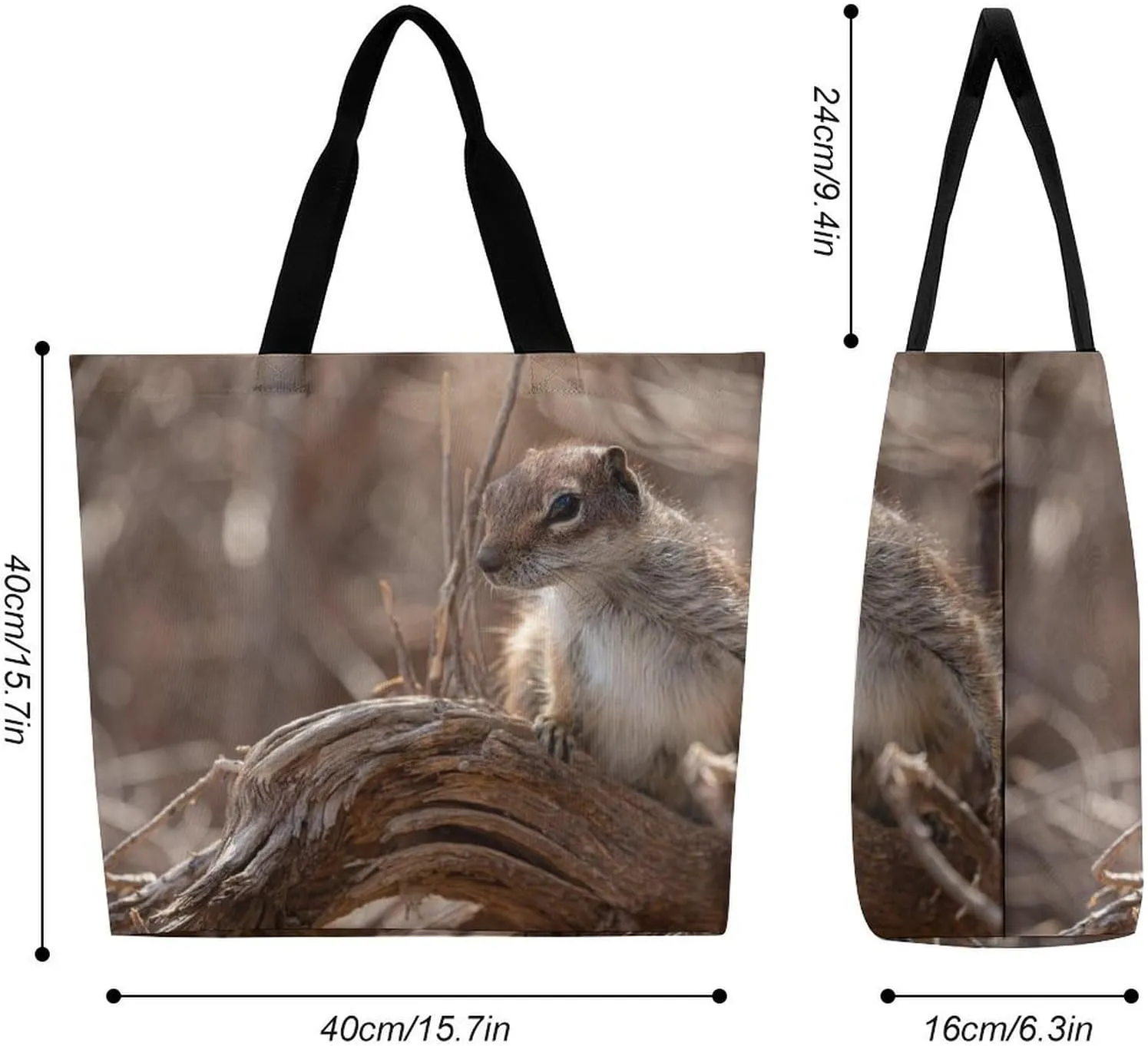 Large Capacity Shopping Tote Bag for Women, Girls