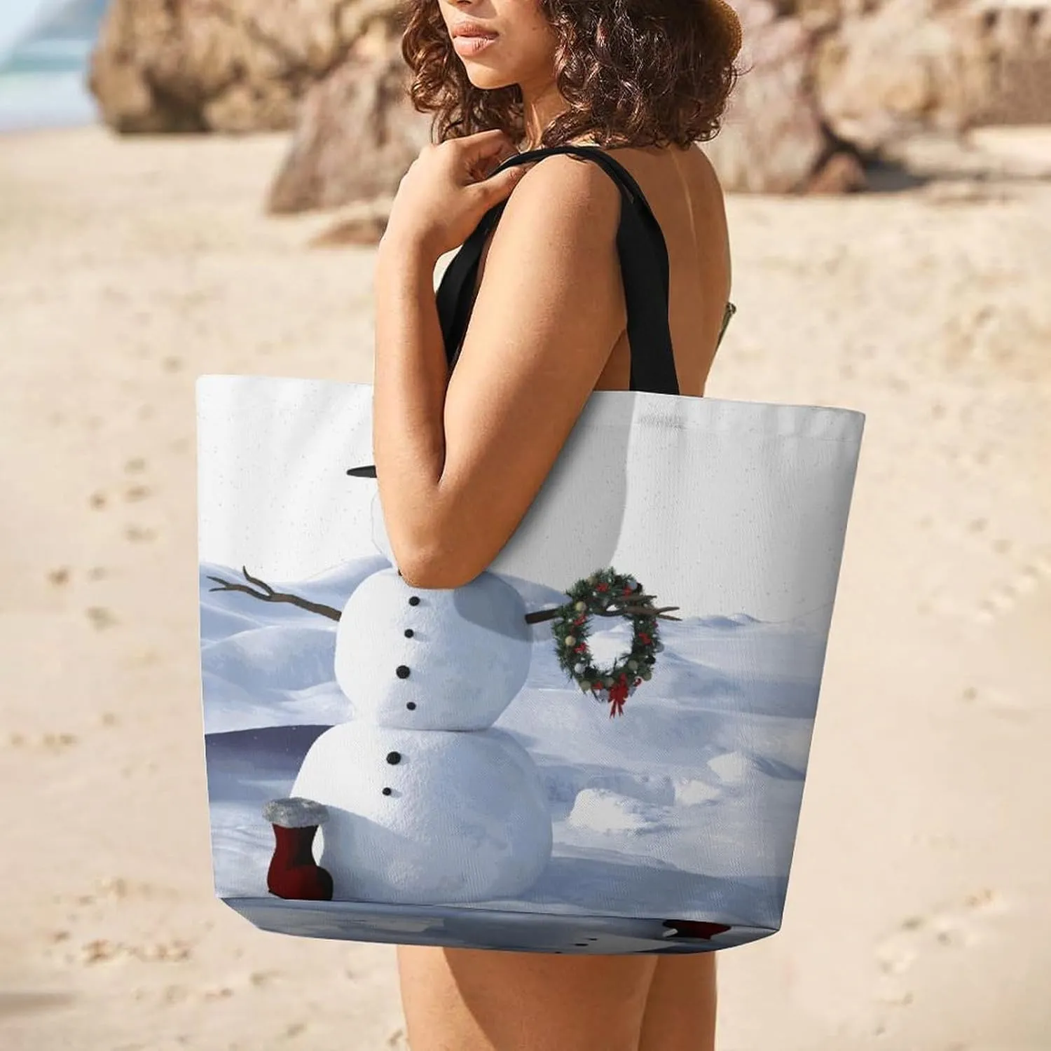 Large Capacity Shopping Tote Bag for Women, Girls