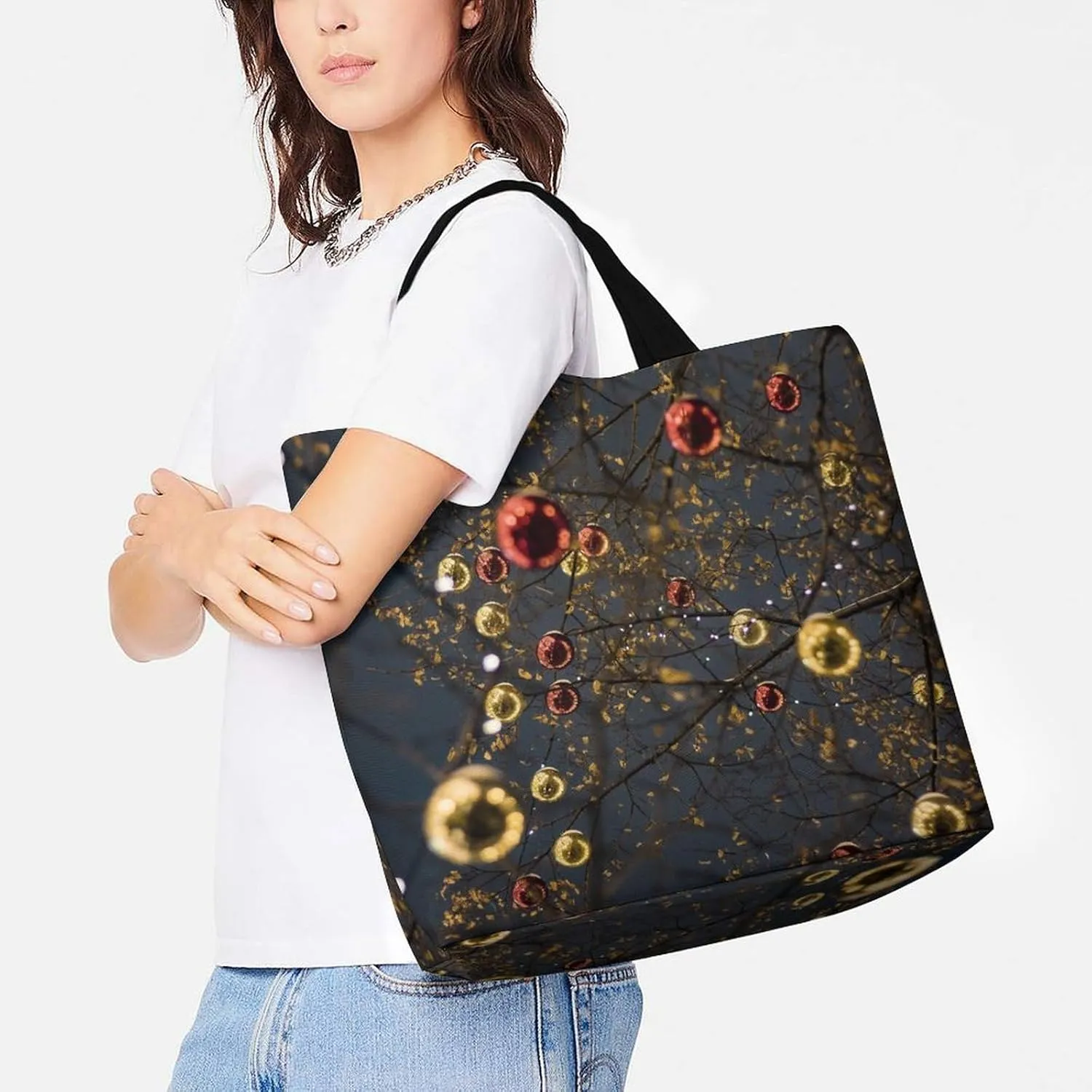 Large Capacity Shopping Tote Bag for Women, Girls