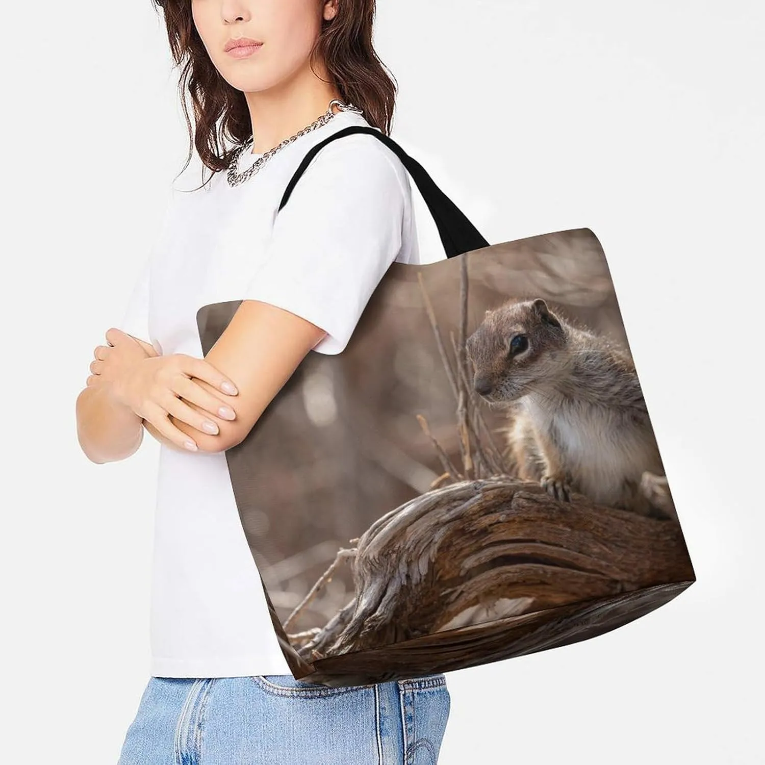 Large Capacity Shopping Tote Bag for Women, Girls