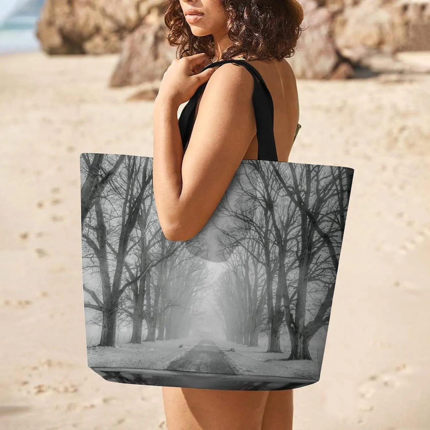 Large Capacity Shopping Tote Bag for Women, Girls