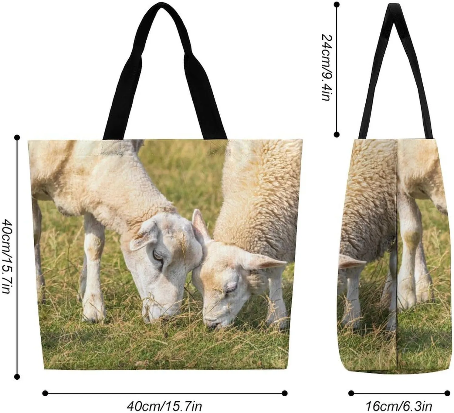 Large Capacity Shopping Tote Bag for Women, Girls