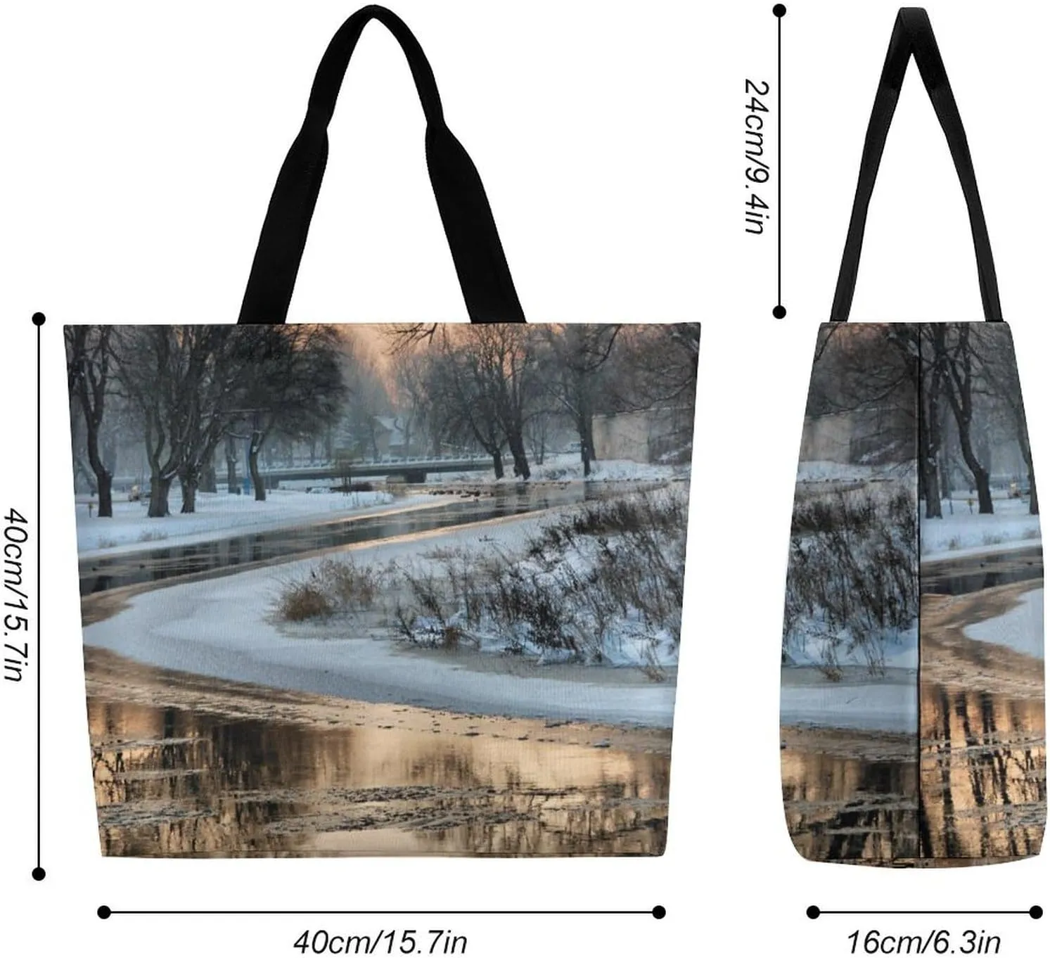 Large Capacity Shopping Tote Bag for Women, Girls