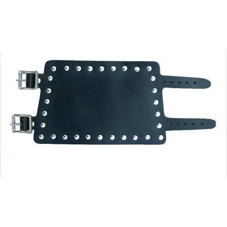 Large Leather Studded Wristband