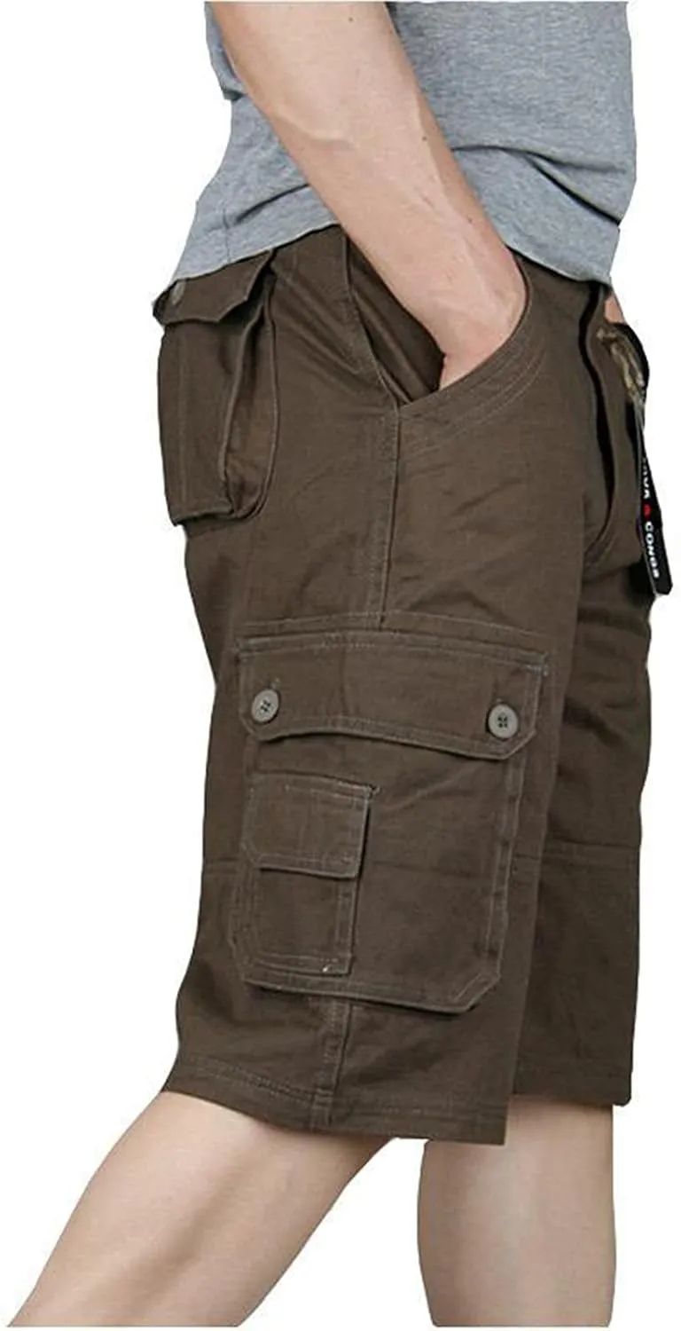 LCMTWX Cargo Shorts for Men Summer Casual Outdoor Hiking Pants Lightweight Athletic Pants for Loose Fit Sports Joggers