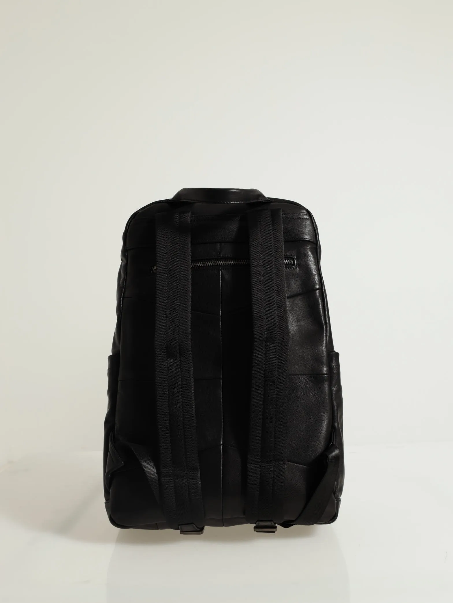 Leather Backpack - Black