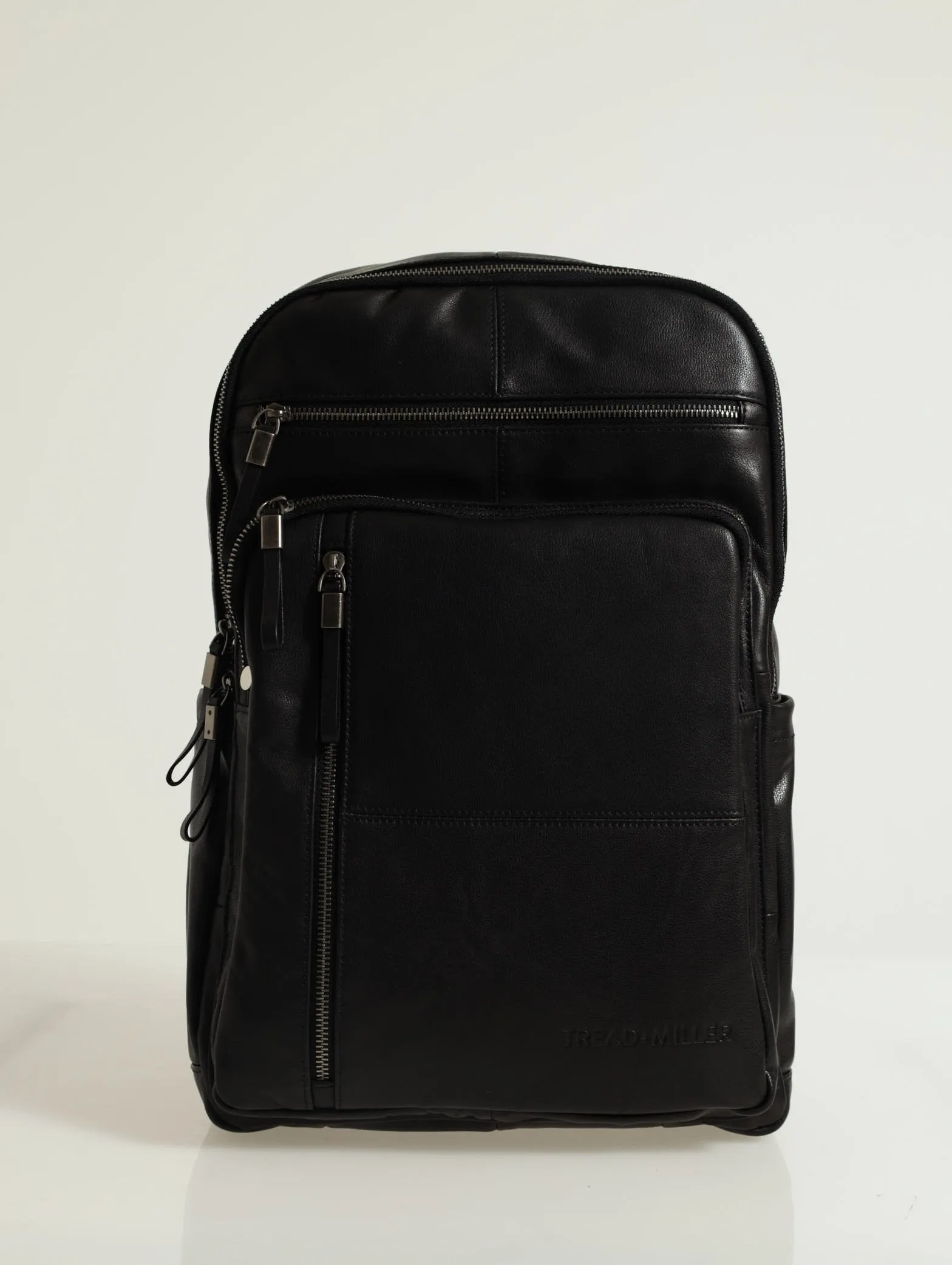 Leather Backpack - Black