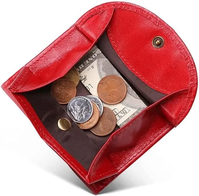 Leather Wallet Pu Leather Women's Wallet Convenient Small Mini Card Holder Short Purses Fashion Elegant Large Capacity Coin Bag Large Capacity (Green,9.5x10.5cm)