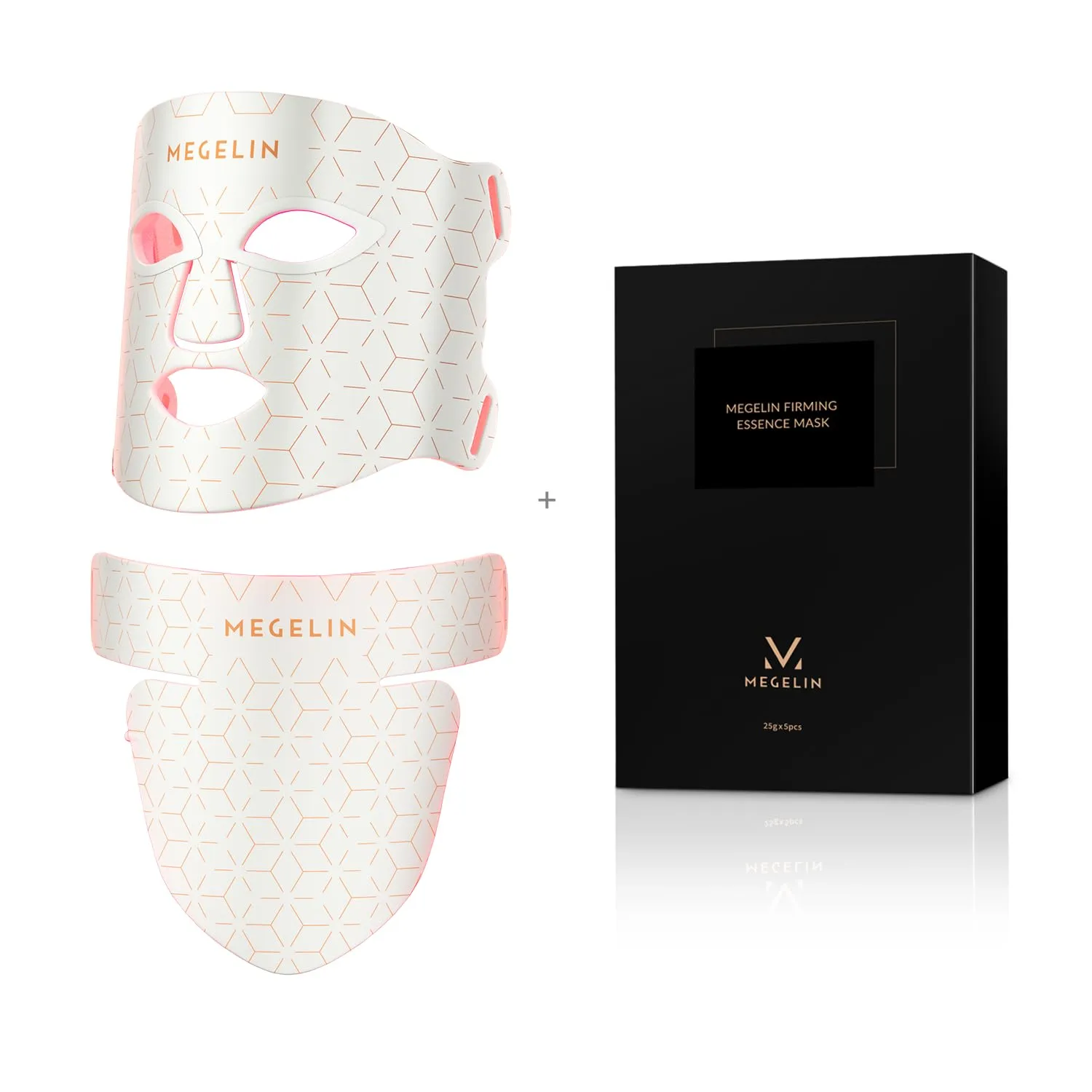 Led Red Light Therapy Face & Neck Mask and 1* Facail Mask