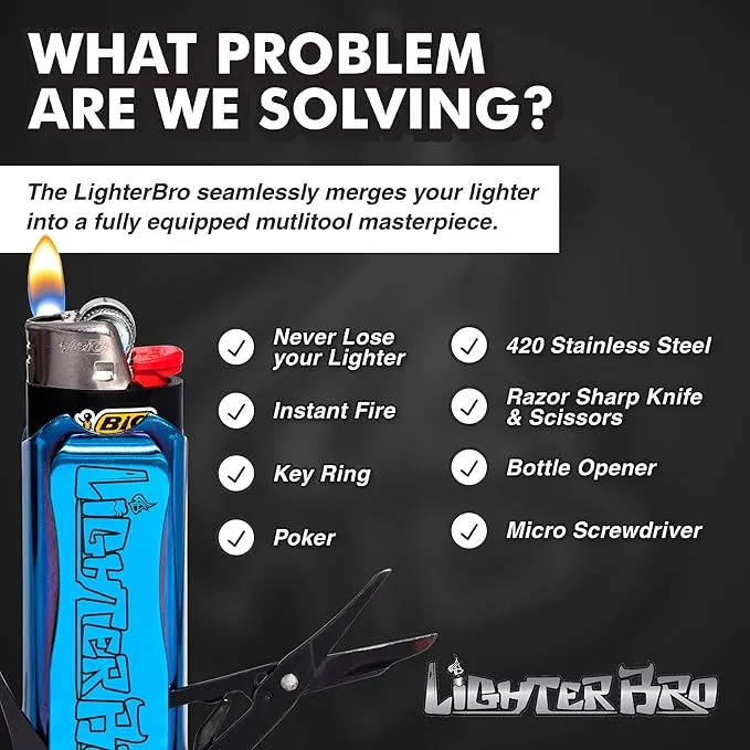 LighterBro Stainless Steel Lighter Sleeve