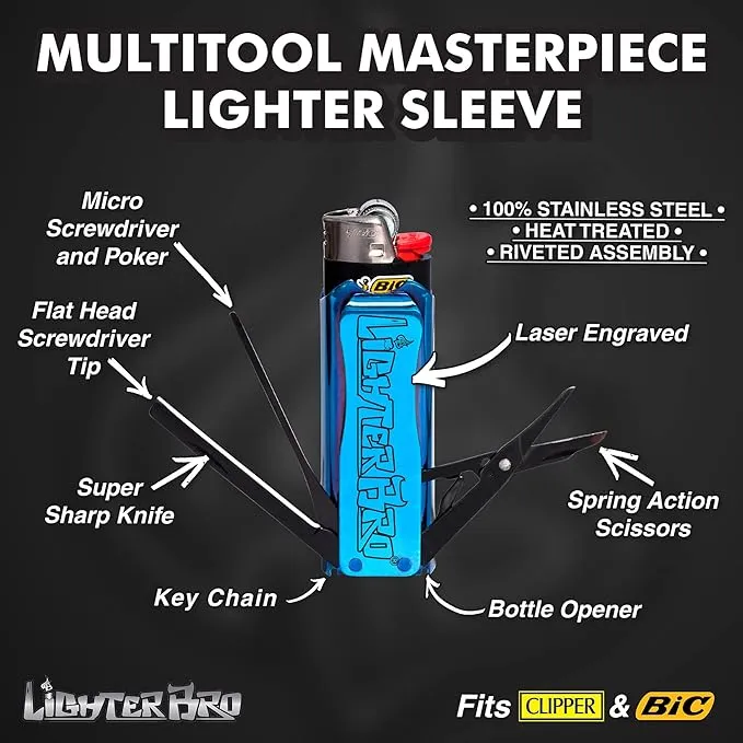 LighterBro Stainless Steel Lighter Sleeve