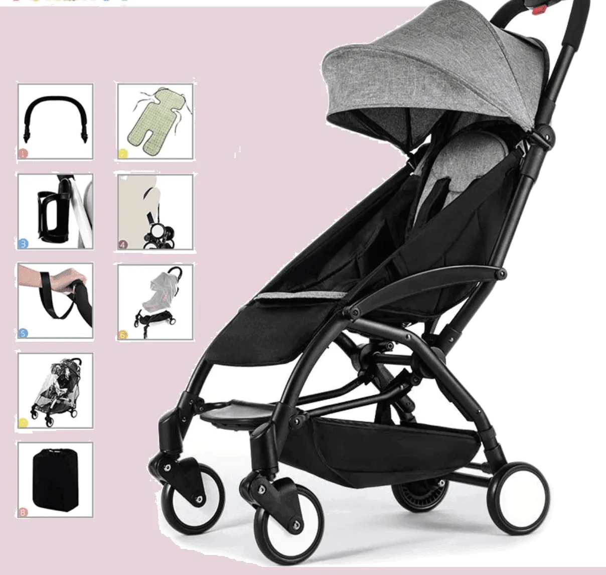 Lightweight Foldable Baby Stroller - Modern Baby Gear