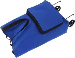 Lightweight Folding Trolley Bag Shopping Cart Wheels for Groceries Sturdy Silent Fashionable Design