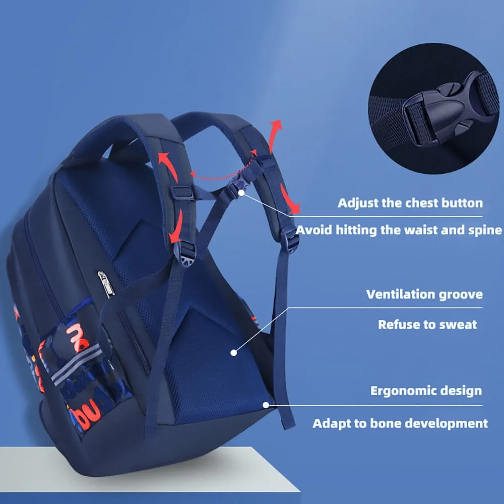 Lightweight Kids, School Bookbags School Boys Bags,Blue Teens, Burufy Shoulder Affordable luxury On-demand shipping for Backpacks for