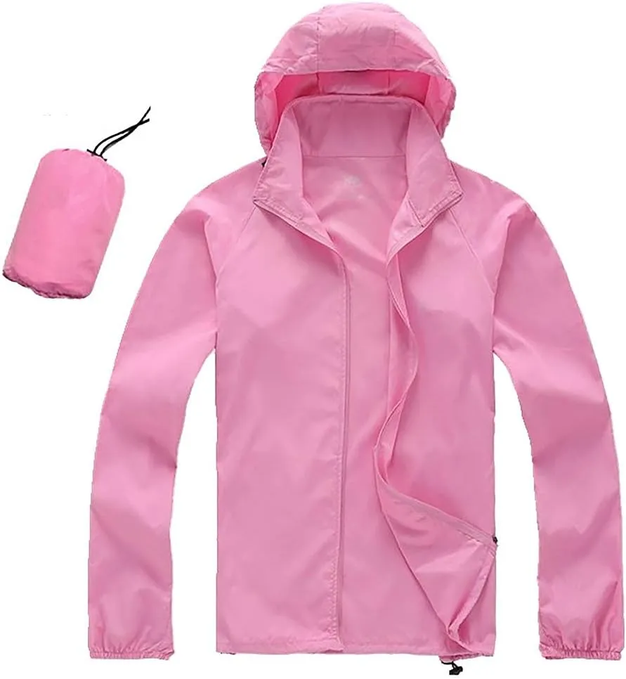 Lightweight Track Jacket Men Women Quick Dry Anti-UV Summer Cycling Activewear