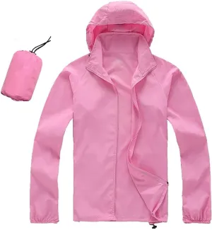 Lightweight Track Jacket Men Women Quick Dry Anti-UV Summer Cycling Activewear