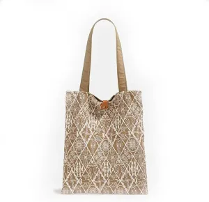 literary style canvas handbag,large-capacity shoulder bag,Reusable Grocery Shopping Bag