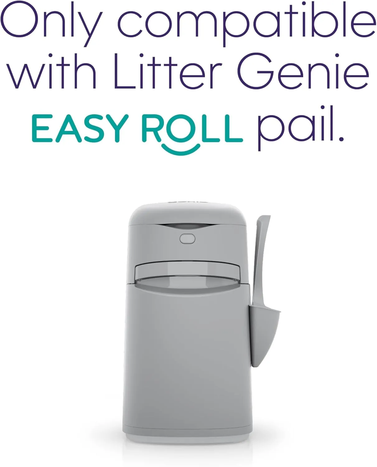 Litter Genie Easy Roll Refill Bags (1-Pack) | Includes a 6-month long lasting roll of 24 Bags | Ultimate Odor Control Cat Litter Bags