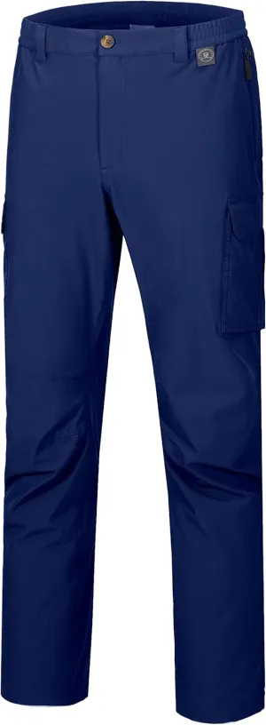 Little Donkey Andy Mens Waterproof Rain Hiking Pants Lightweight Quick Dry Outdoor Mountain Pants