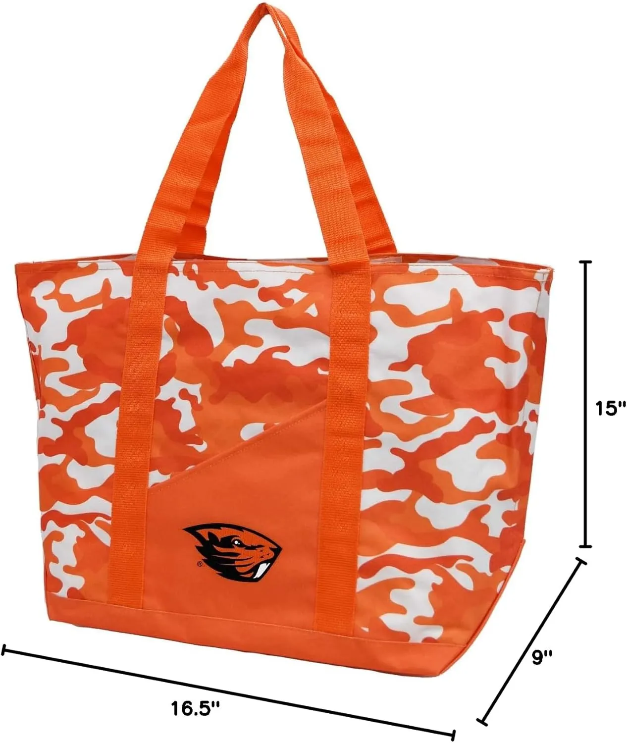 Littlearth Unisex-Adult NCAA Super-Duty Camo Tote, 16.5 x 9 x 15