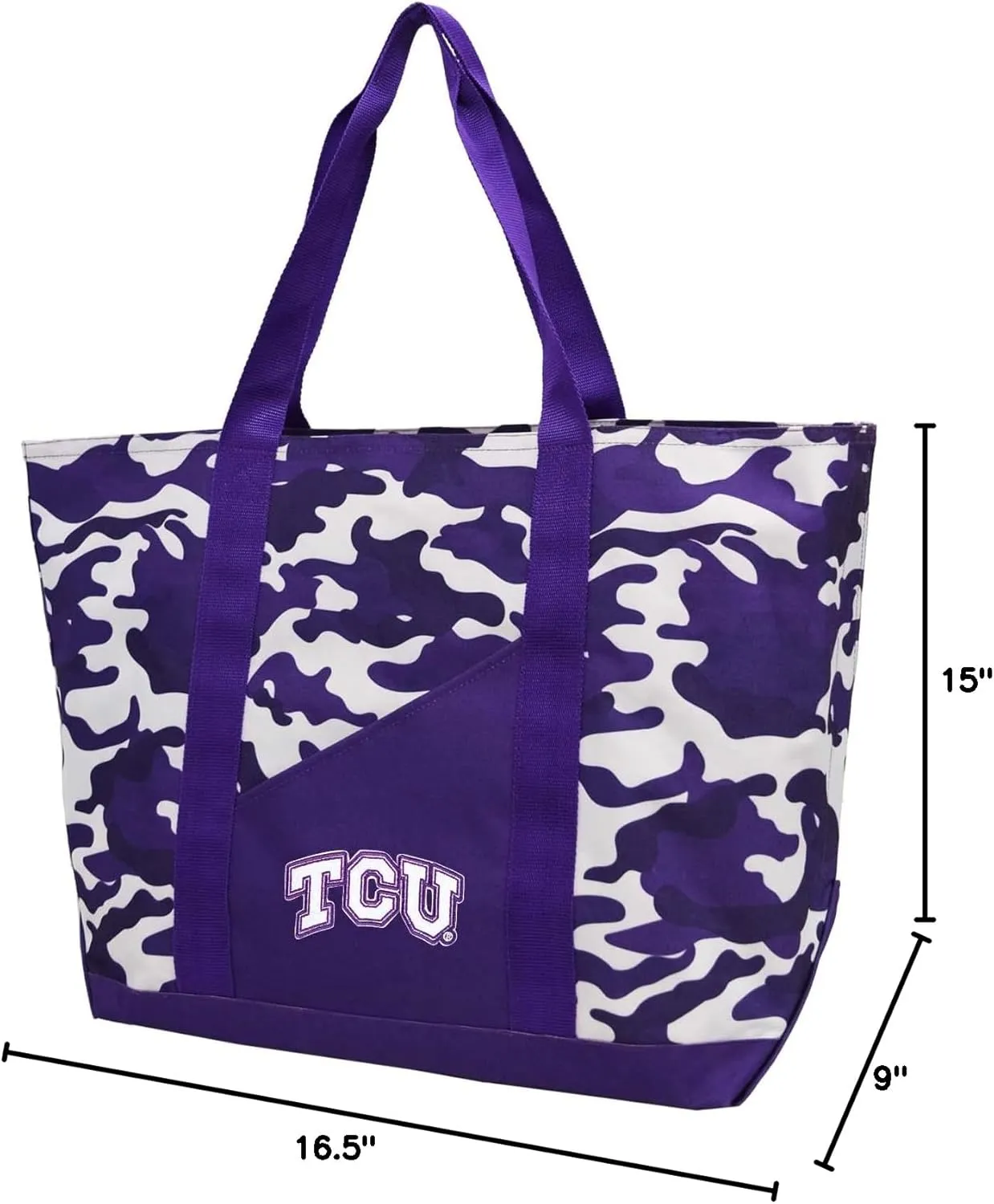 Littlearth Unisex-Adult NCAA Super-Duty Camo Tote, 16.5 x 9 x 15