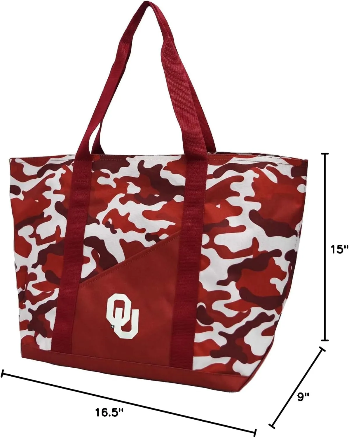 Littlearth Unisex-Adult NCAA Super-Duty Camo Tote, 16.5 x 9 x 15