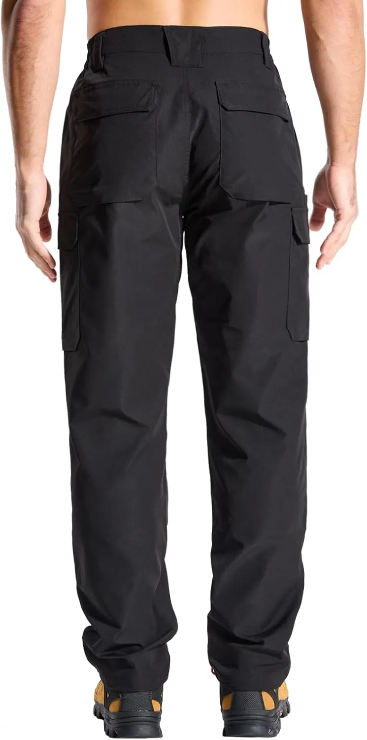 LOOGU Camo Hunting Pants for Men Water-Resistant Quiet & Matte Turkey Hunting Camo Pants for Men with 6 Pockets