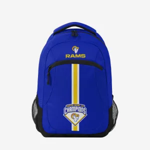 Los Angeles Rams Super Bowl LVI Champions Action Backpack