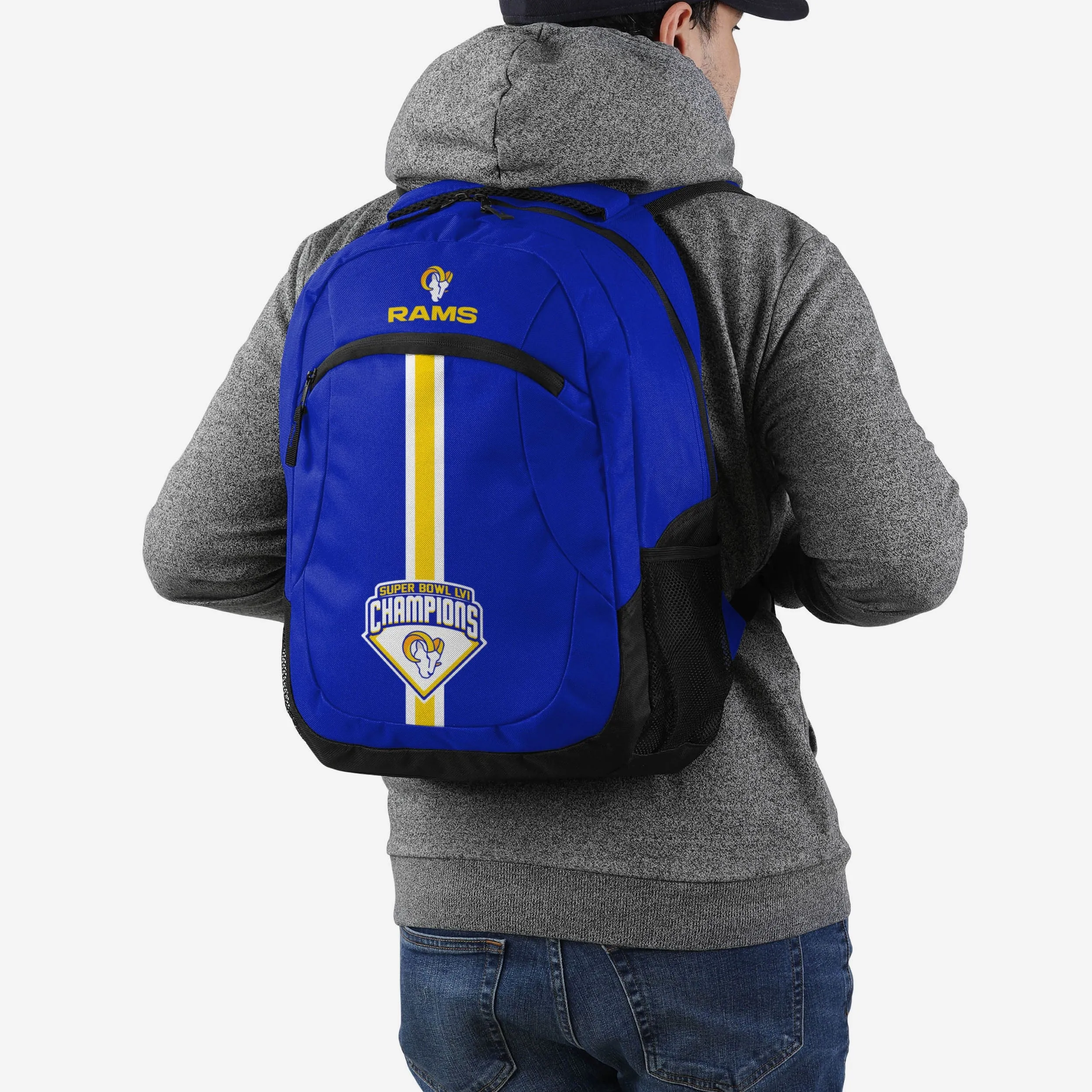 Los Angeles Rams Super Bowl LVI Champions Action Backpack