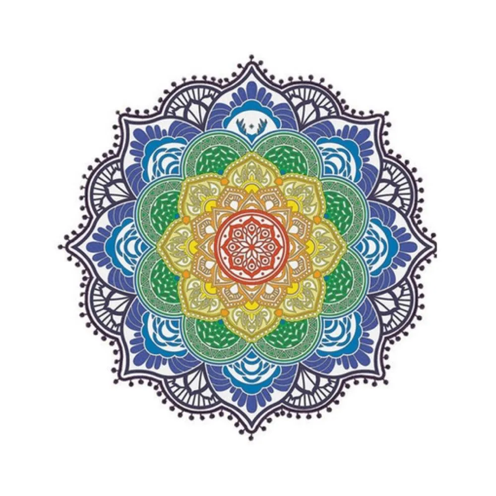 Lotus Flower Beach Throw