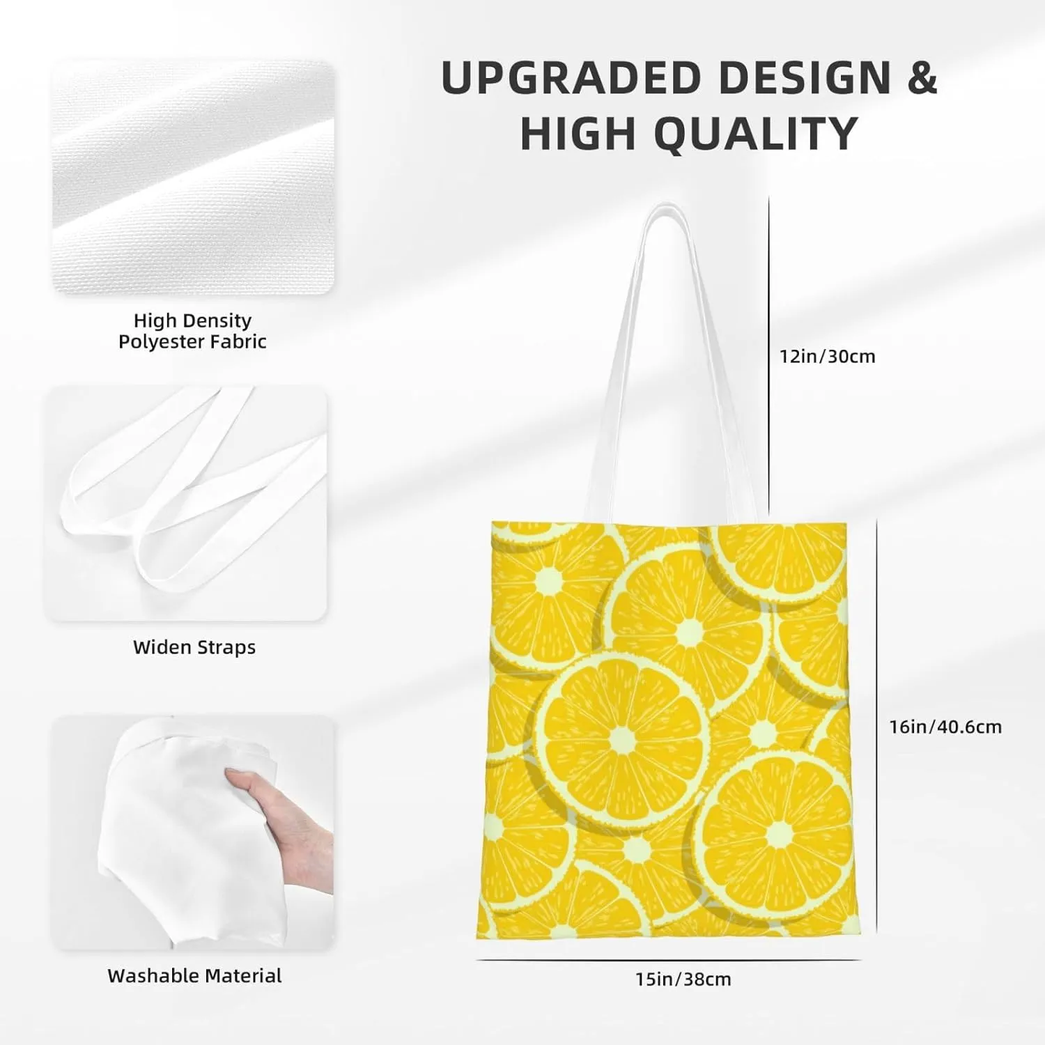 Lovely Avocados Tote Bag Reusable Shoulder Tote Bag For Women Lady Vacation, Shopping, Work