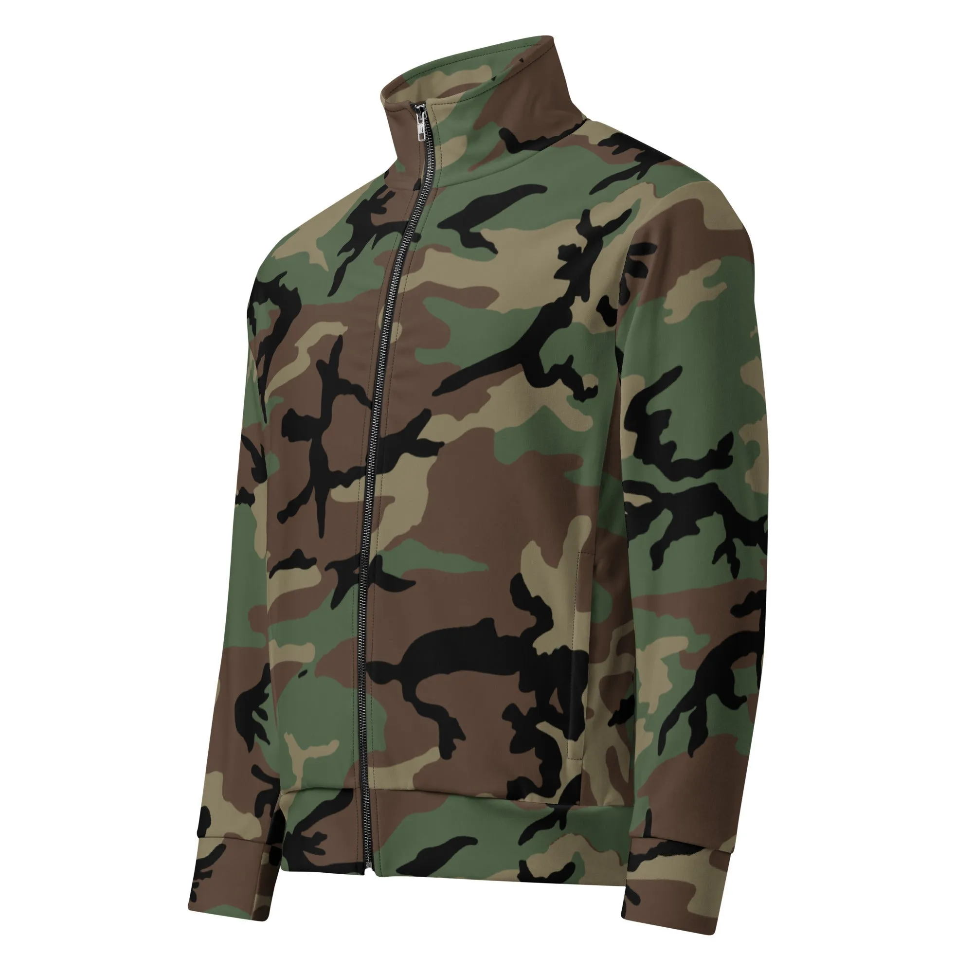 M81 Woodland Camo Track Jacket