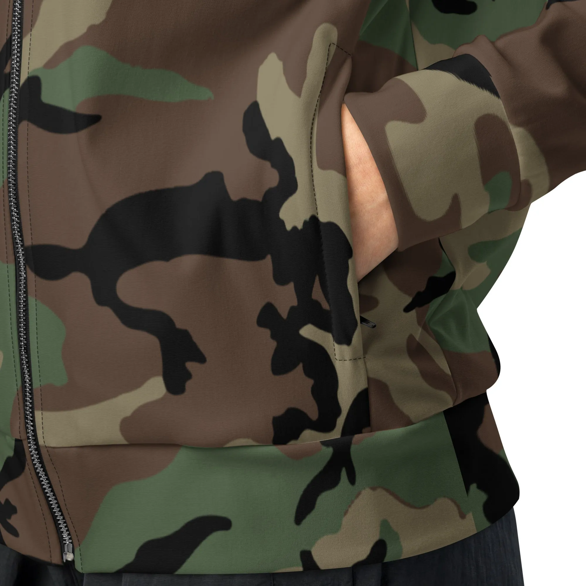 M81 Woodland Camo Track Jacket