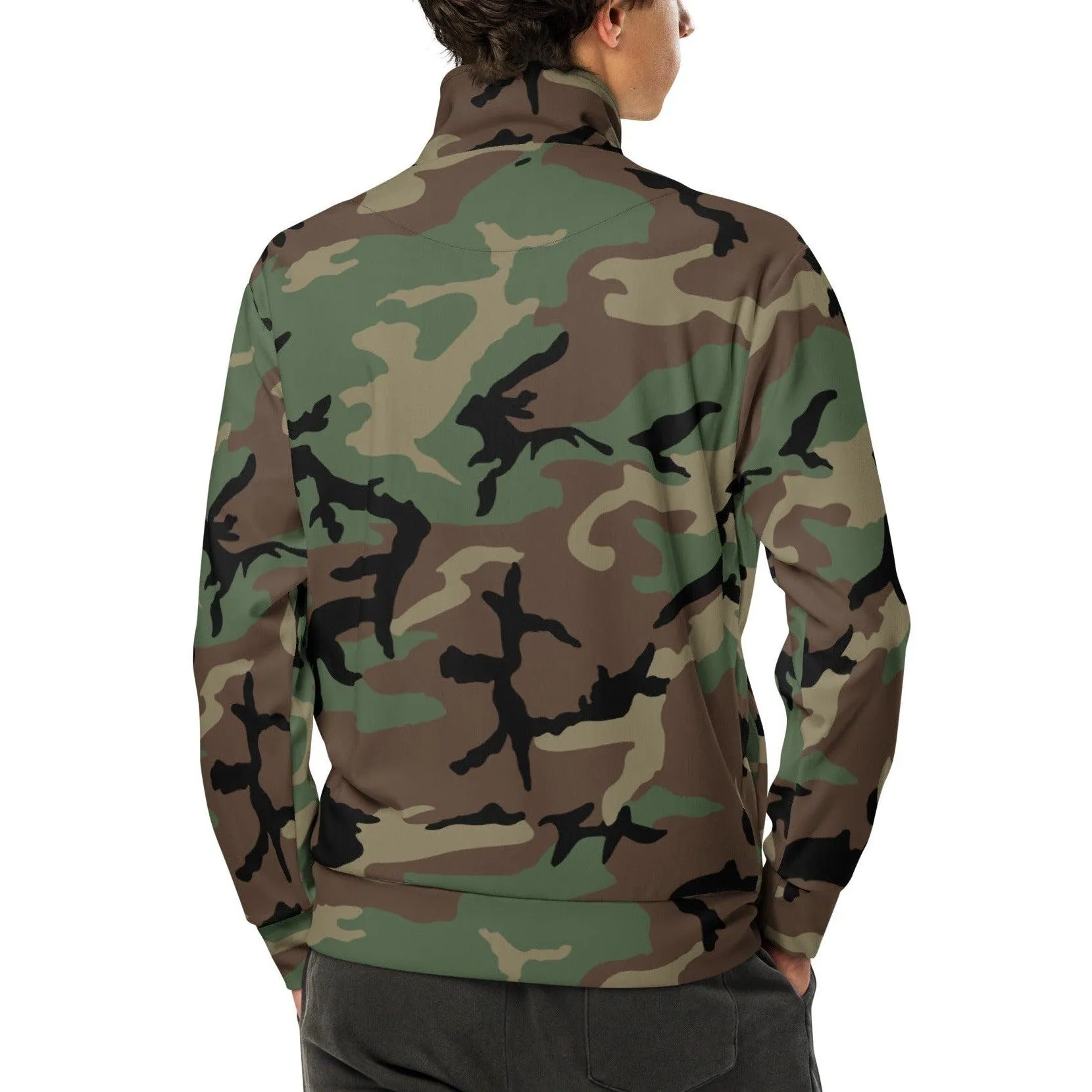 M81 Woodland Camo Track Jacket
