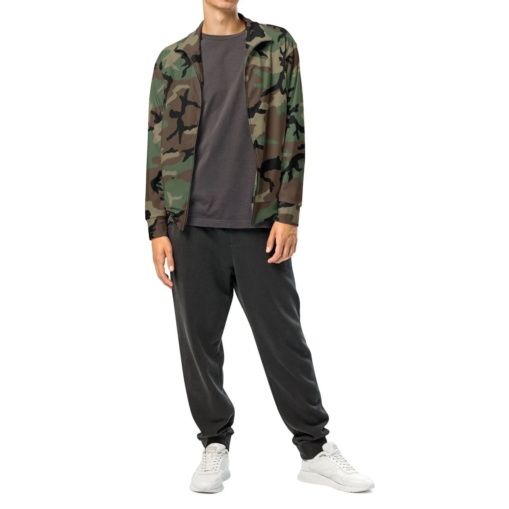 M81 Woodland Camo Track Jacket
