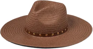 Madewell Women's Studded Packable Brimmed Straw Hat