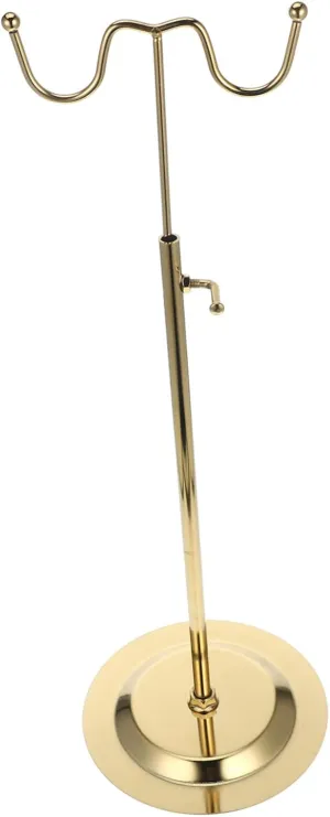 MAGICLULU Djustable Metal Lifting Hanger Handbag Display Stand Purse Shelf Bag Display Rack Bag Hanger Stand Bag Organizer