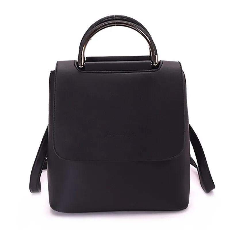 Marble Eco-Leather Backpack